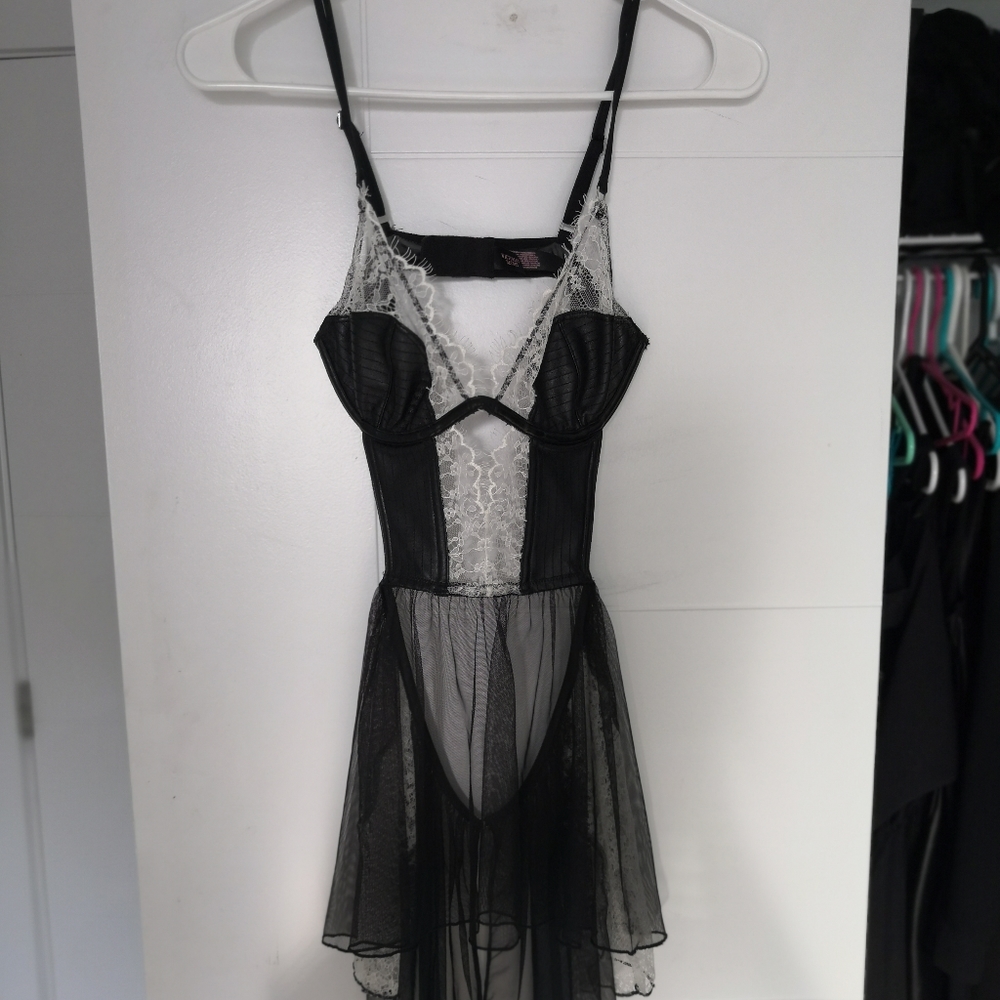 Cute French maid style Victoria's secret l…